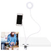 GlobalTone - Phone Holder with Ring Light for Selfie, White - - Mounts For Less