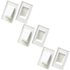 GlobalTone - Recessed Wall Plate for Cables, Package of 3, White - - Mounts For Less