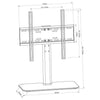 GlobalTone Table Top TV Mount (Replacement Foot Or Base) LED LCD PLASMA 23" To 47" VESA 400X400 - - Mounts For Less