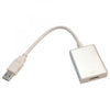 GlobalTone - USB-A Male to HDMI Female Adapter, White - - Mounts For Less
