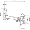 GlobalTone Universal swivel wall mount for TV PLASMA LCD LED 13" to 27" - - Mounts For Less