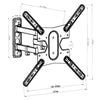 GlobalTone Wall mount articulated arm Universal LED LCD PLASMA 23" to 55" - - Mounts For Less