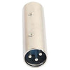 GlobalTone XLR Male to XLR Male Adapter 3 Pin Microphone Plug Silver - - Mounts For Less