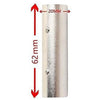 GlobalTone XLR Male to XLR Male Adapter 3 Pin Microphone Plug Silver - - Mounts For Less