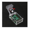 Globaltone 03543 Acrylic Shell Compatible with Fan Installation For Rasberry Pi 3 Model B+ - - Mounts For Less