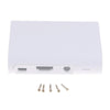 Globaltone 03545 Shell Injection Molded for Raspberry Pi 2 Pi 3 Model B/B+ White - - Mounts For Less