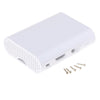 Globaltone 03545 Shell Injection Molded for Raspberry Pi 2 Pi 3 Model B/B+ White - - Mounts For Less