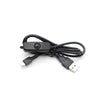 Globaltone 03547 1m USB to Micro USB with Switching Power Cord for Raspberry Pi 3 Zero W Black - - Mounts For Less