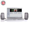 Gogroove Sonaverse O2 PC Computer USB Powered Speakers with Aux Input Grey GGSVO20100GYUS - - Mounts For Less