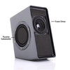 Gogroove Sonaverse O2 PC Computer USB Powered Speakers with Aux Input Grey GGSVO20100GYUS - - Mounts For Less