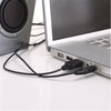 Gogroove Sonaverse O2 PC Computer USB Powered Speakers with Aux Input Grey GGSVO20100GYUS - - Mounts For Less
