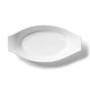 Gourmet - Set of 2 Porcelain Gratin Dishes, 10" x 5", Oven Safe, White - - Mounts For Less
