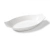 Gourmet - Set of 2 Porcelain Gratin Dishes, 10" x 5", Oven Safe, White - - Mounts For Less