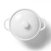 Gourmet - Set of 2 Porcelain Mini Saucepans, 250mL Capacity, Oven Safe, White - - Mounts For Less