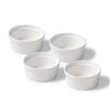 Gourmet - Set of 4 Porcelain Ramekins, 3.6" x 1.6", Oven Safe, White - - Mounts For Less