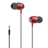 HP - In-Ear Stereo Headphones with Volume Control and Microphone, Red - - Mounts For Less