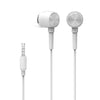 HP In-Ear Stereo Headphones with Volume Control and Microphone, White - - Mounts For Less