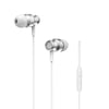 HP - In-Ear Stereo Headset with Volume Control and Microphone, Silver - - Mounts For Less