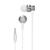 HP - In-Ear Stereo Headset with Volume Control and Microphone, Silver - - Mounts For Less