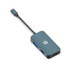 HP - USB C 3.1 Male to HDMI, VGA and Display Port Adapter, HDMI 4k, DP (Display Port) 4k, VGA 1080P, Black - - Mounts For Less