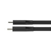 HP - USB C to Lightning Cable, Charge and Sync, Aluminum Alloy, 2 Meter Length, Black - - Mounts For Less