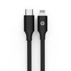 HP - USB C to Lightning Cable, Charge and Sync, Aluminum Alloy, 2 Meter Length, Black - - Mounts For Less