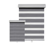 Hauz 6084WDGRYCD - 60 '' X 84 '' Alternate Blinds Window Shade, Cordless, Wood Grain Grey - - Mounts For Less