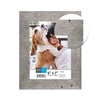 Hauz FRM0158 - 5x7 Picture Frame Marble Texture Grey - - Mounts For Less