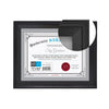 Hauz FRM0226 - 8.5x11 Document Or Picture Frame Black - - Mounts For Less