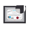 Hauz FRM0240 - 8.5x11 Document Or Picture Frame Black - - Mounts For Less