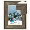 Hauz FRM375 Picture Frame 5X7'', Brown - - Mounts For Less