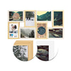 Hauz FRM7128 - 8 Images 4x6 Floating Collage Picture Frame White & Light Wood Look - - Mounts For Less