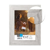 Hauz FRM7296 - 5x7 Picture Frame White & Grey Marble Finish - - Mounts For Less