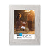Hauz FRM7296 - 5x7 Picture Frame White & Grey Marble Finish - - Mounts For Less