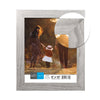 Hauz FRM7302 - 8x10 Picture Frame White & Grey Marble Finish - - Mounts For Less