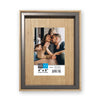 Hauz FRM7401 - 4x6 Picture Frame Light Wood Look With Grey Border - - Mounts For Less