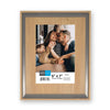 Hauz FRM7418 - 5x7 Picture Frame Light Wood Look With Grey Border - - Mounts For Less