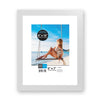 Hauz FRM7494 - 8x10 or 5x7 Floating Picture Frame White Border - - Mounts For Less