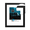 Hauz FRM7500 - 8x10 or 5x7 Floating Picture Frame Black Border - - Mounts For Less