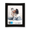 Hauz FRM7531 - 8x10 Black Curved Picture Frame - - Mounts For Less