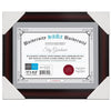 Hauz FRM989 Photo or Document Frame 8.5X11'', Brown - - Mounts For Less