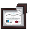 Hauz FRM989 Photo or Document Frame 8.5X11'', Brown - - Mounts For Less