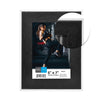 Hauz FRM9961 - 5x7 Picture Frame Black Wood Look With White Border - - Mounts For Less