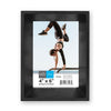 Hauz FRM9985 - 4x6 Black Box Picture Frame - - Mounts For Less