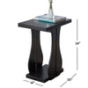 IFDC - Side Table, 14 '' x 20 '' x 24 '', Espresso Color - - Mounts For Less