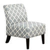 IFDC - Upholstered Accent Chair, 30''x22''x32'', Gray Fabric - - Mounts For Less