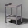 ITY International - MDF Side Table/ Bedside Table, 15.75" x 22" x 15.75", Taupe Gray - - Mounts For Less