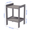 ITY International - MDF Side Table/ Bedside Table, 15.75" x 22" x 15.75", Taupe Gray - - Mounts For Less