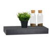 ITY International - Mini Individual Wooden Floating Shelf, 16" x 5.1" x 1.5", Black - - Mounts For Less