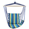 Innovation Nature - Hanging Chair with Rope Structure, 98cm x 52cm, Blue - - Mounts For Less